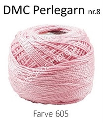 DMC Perlegarn nr. 8 farve 605